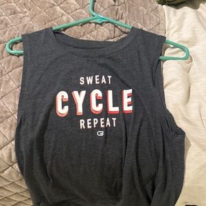 Cyclebar Charcoal Sleeveless Muscle Tee